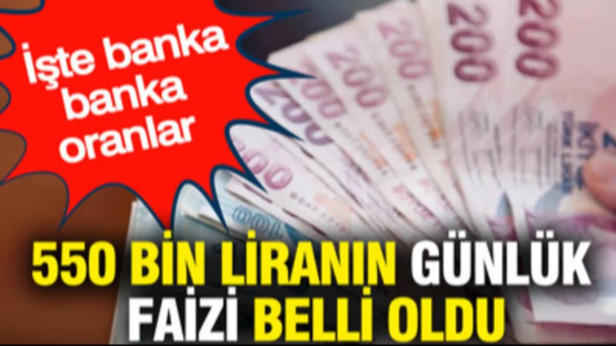 500 Bin TL’si Olan Yaşadı! En Yüksek Faizi Veren Bankalar Belli Oldu - Ekonomi Haberleri