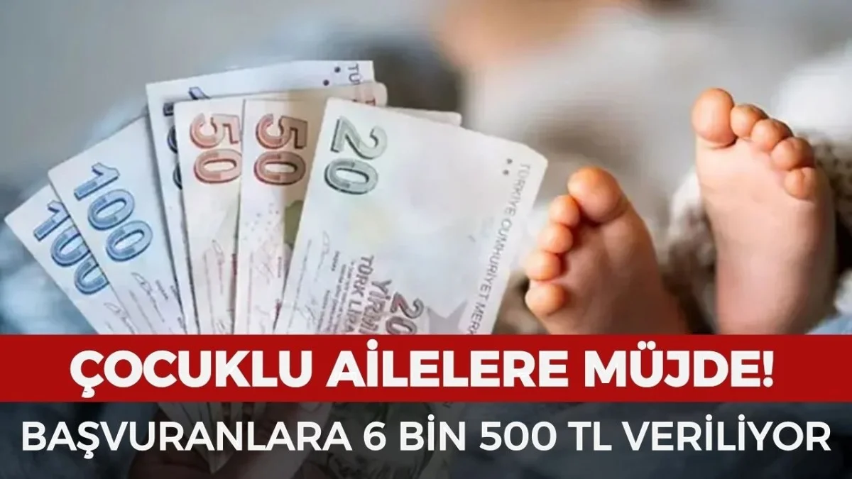 Çocuklu Ailelere 6 Bin 500 TL Destek: Başvuru ve Ödeme Detayları Açıklandı